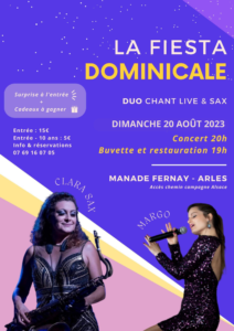Soirée fiesta dominicale