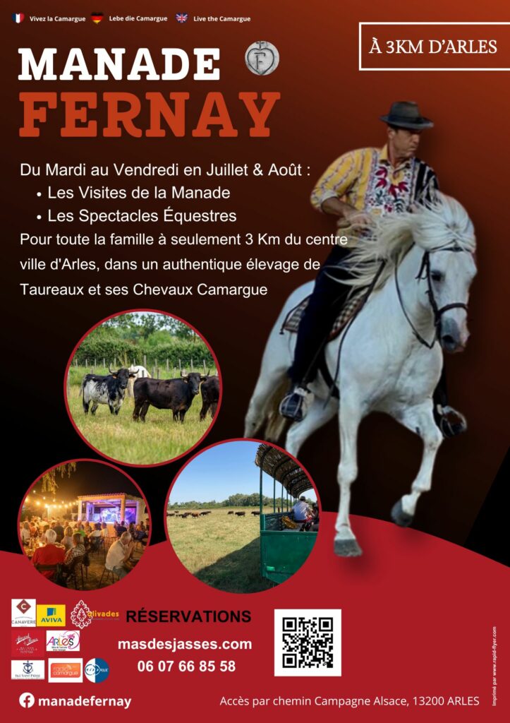 Visite Manade et spectacle equestre Arles