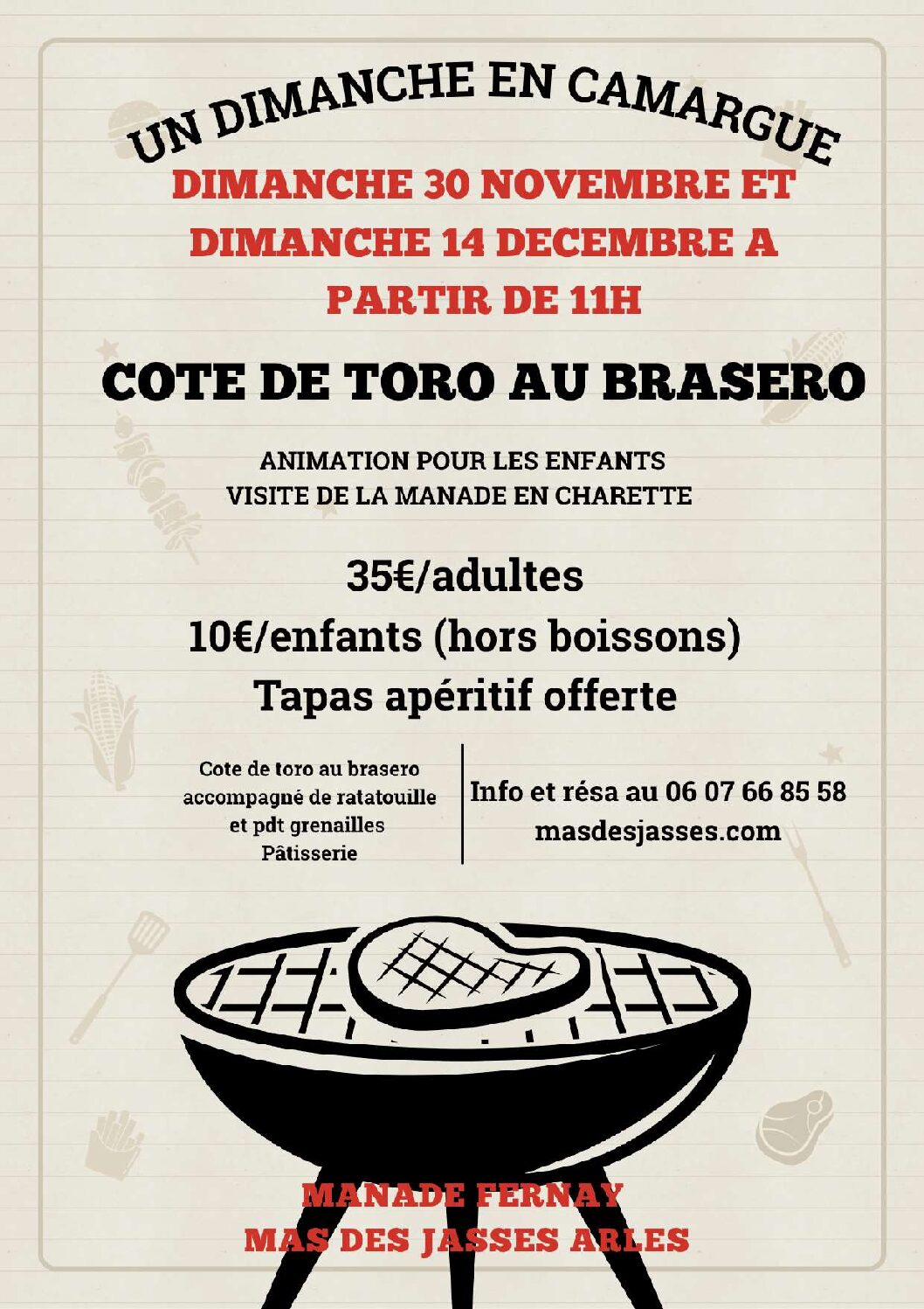 Un Dimanche en Camargue - Adulte